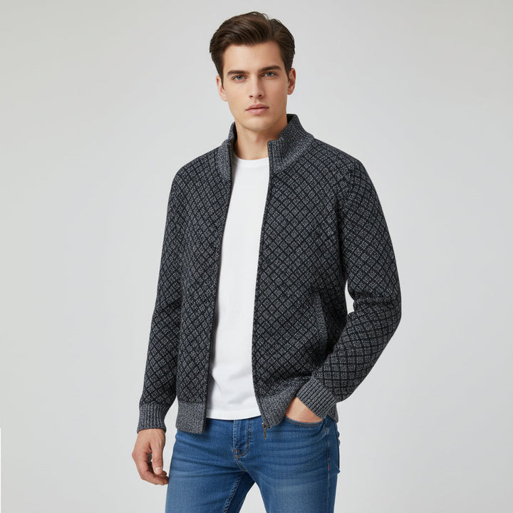 Plaid Print Jacket Cardigan for Everyday Layered Style-B Unique Fashions