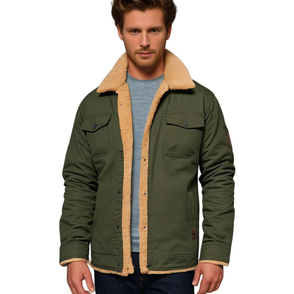 Stylish Vintage Bomber Jacket for Men - Fashionable Outerwear