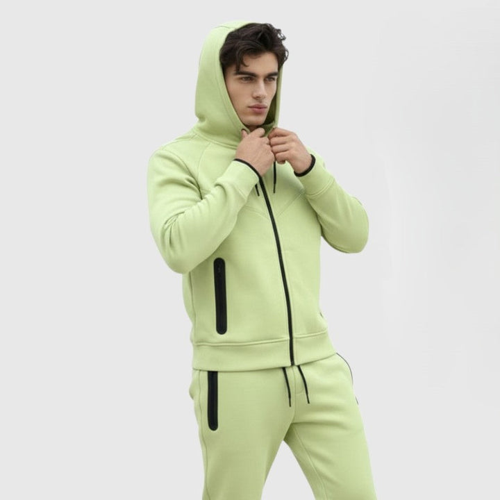Tech Fleece Football Jersey Tracksuit Full Zip Hoodie And Joggers-B Unique Fashions