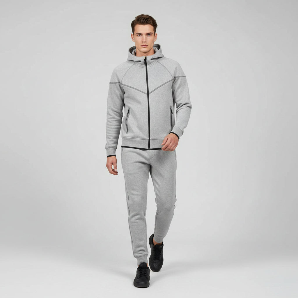 Tech Fleece Football Jersey Tracksuit Full Zip Hoodie And Joggers-B Unique Fashions