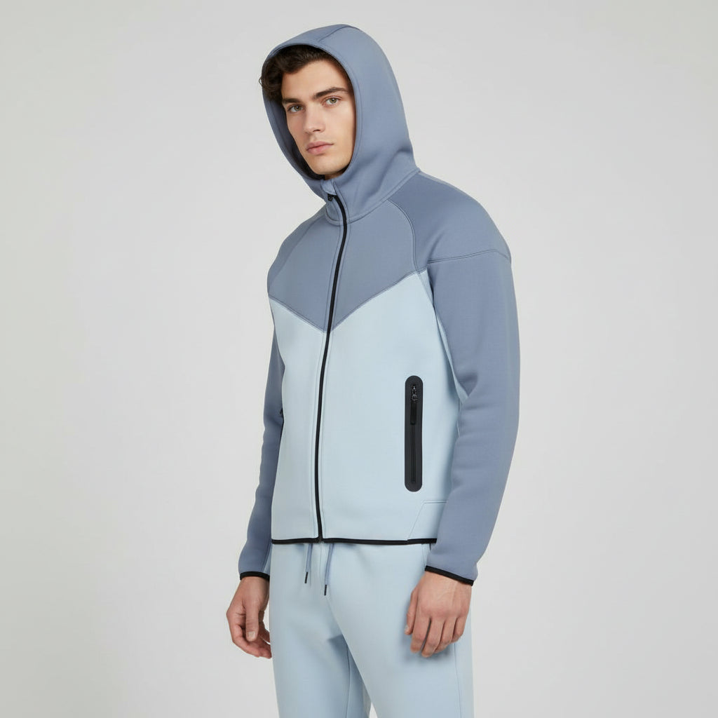 Tech Fleece Football Jersey Tracksuit Full Zip Hoodie And Joggers-B Unique Fashions