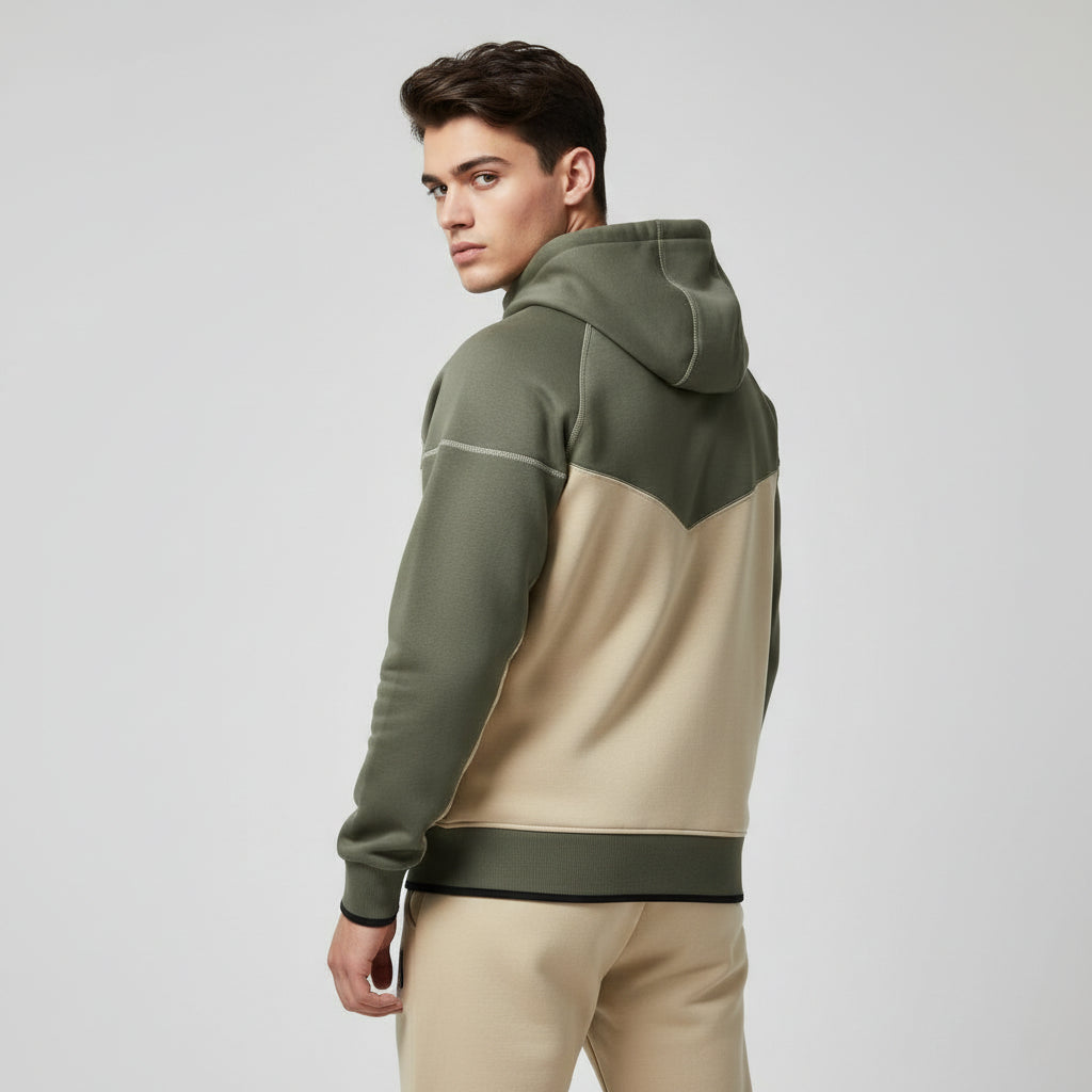 Tech Fleece Football Jersey Tracksuit Full Zip Hoodie And Joggers-B Unique Fashions