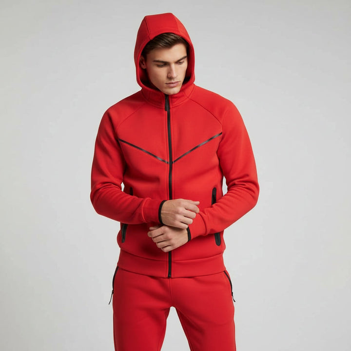Tech Fleece Football Jersey Tracksuit Full Zip Hoodie And Joggers-B Unique Fashions