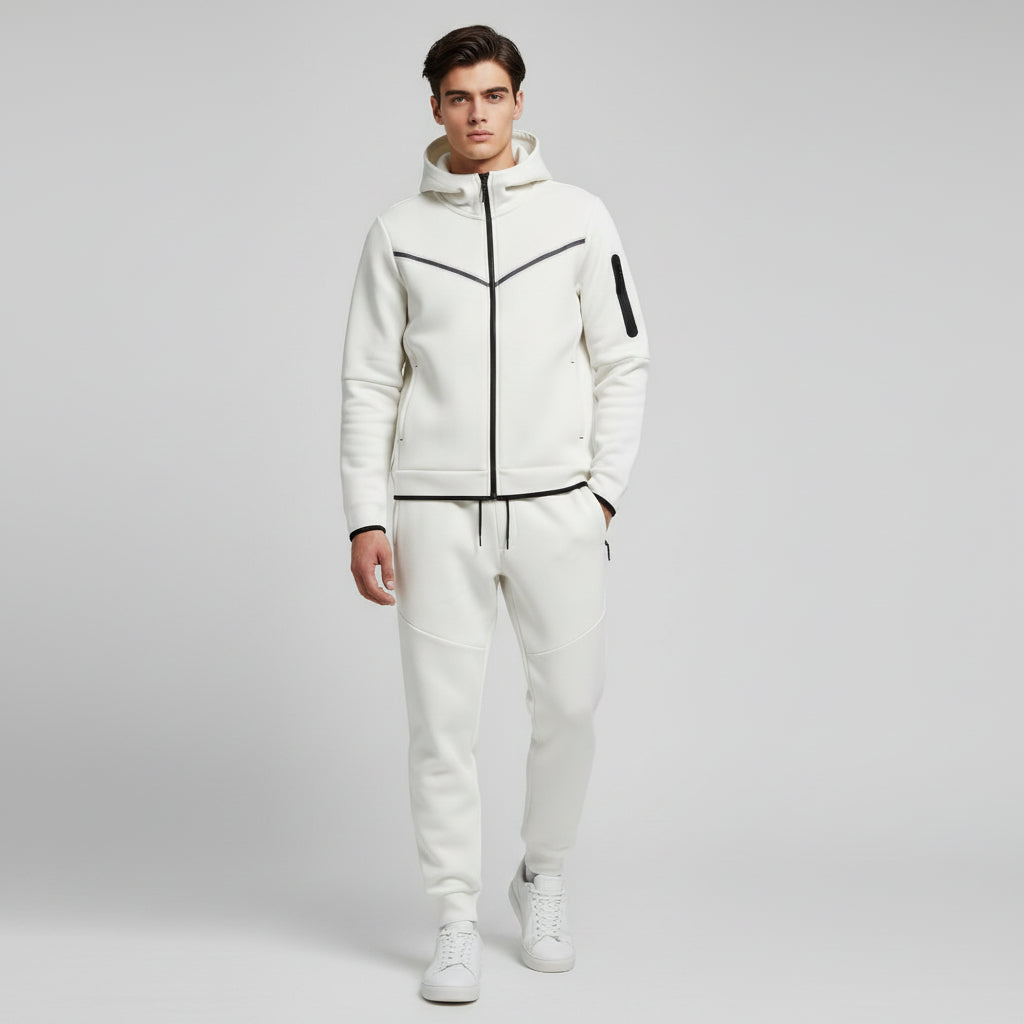 Tech Fleece Football Jersey Tracksuit Full Zip Hoodie And Joggers-B Unique Fashions