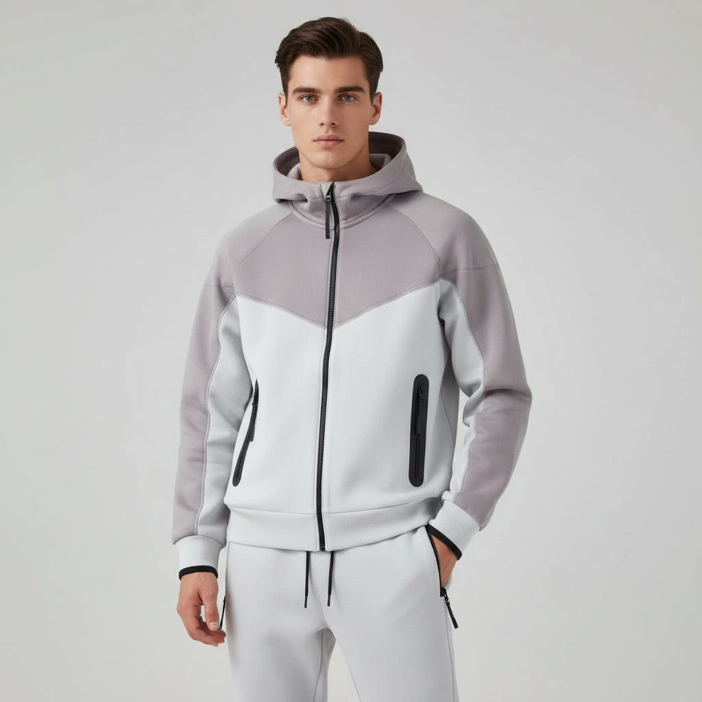 Tech Fleece Football Jersey Tracksuit Full Zip Hoodie And Joggers-B Unique Fashions