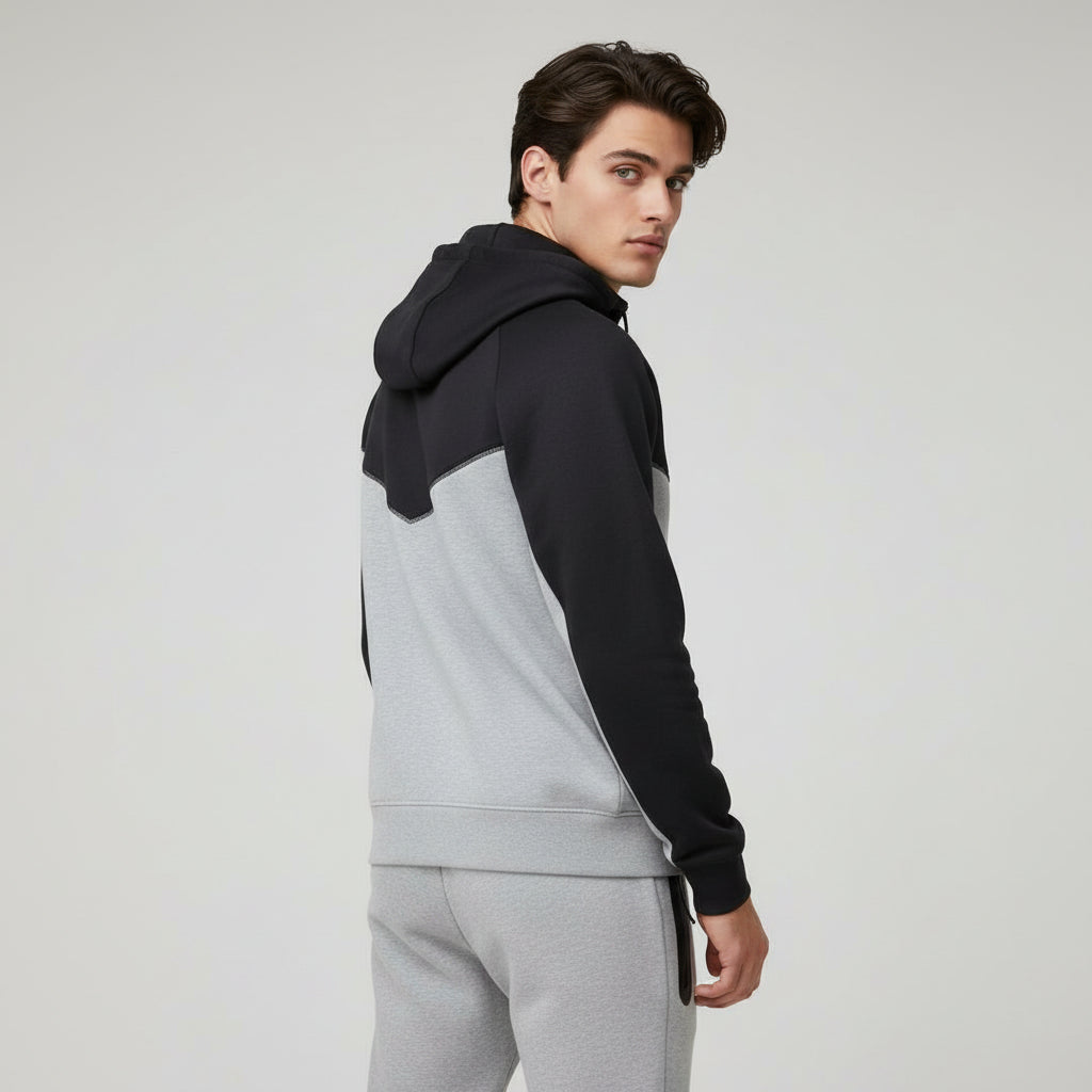 Tech Fleece Football Jersey Tracksuit Full Zip Hoodie And Joggers-B Unique Fashions