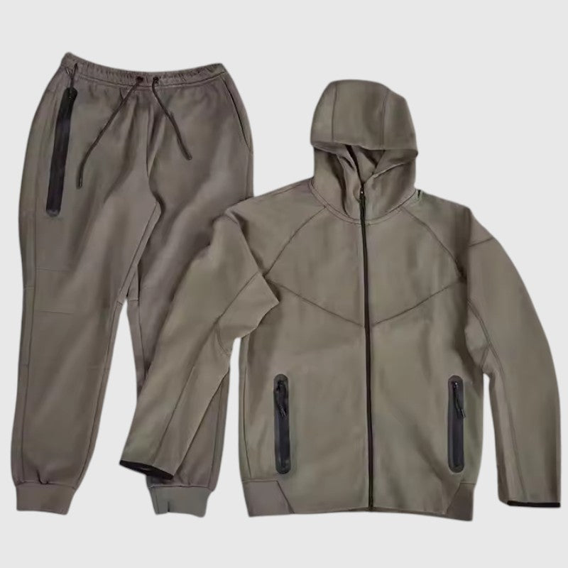 Tech Fleece Football Jersey Tracksuit Full Zip Hoodie And Joggers-B Unique Fashions