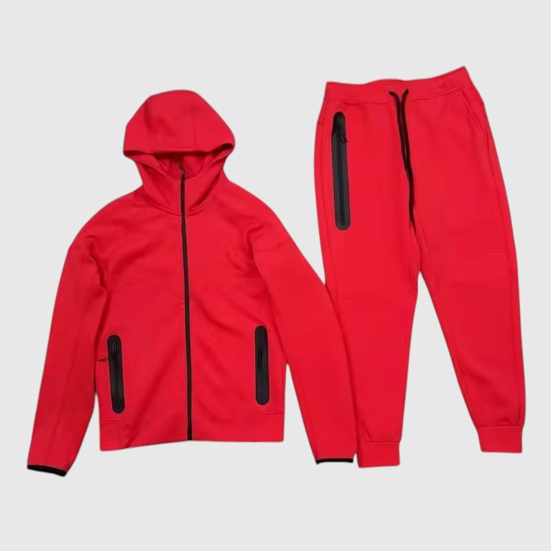 Tech Fleece Football Jersey Tracksuit Full Zip Hoodie And Joggers-B Unique Fashions