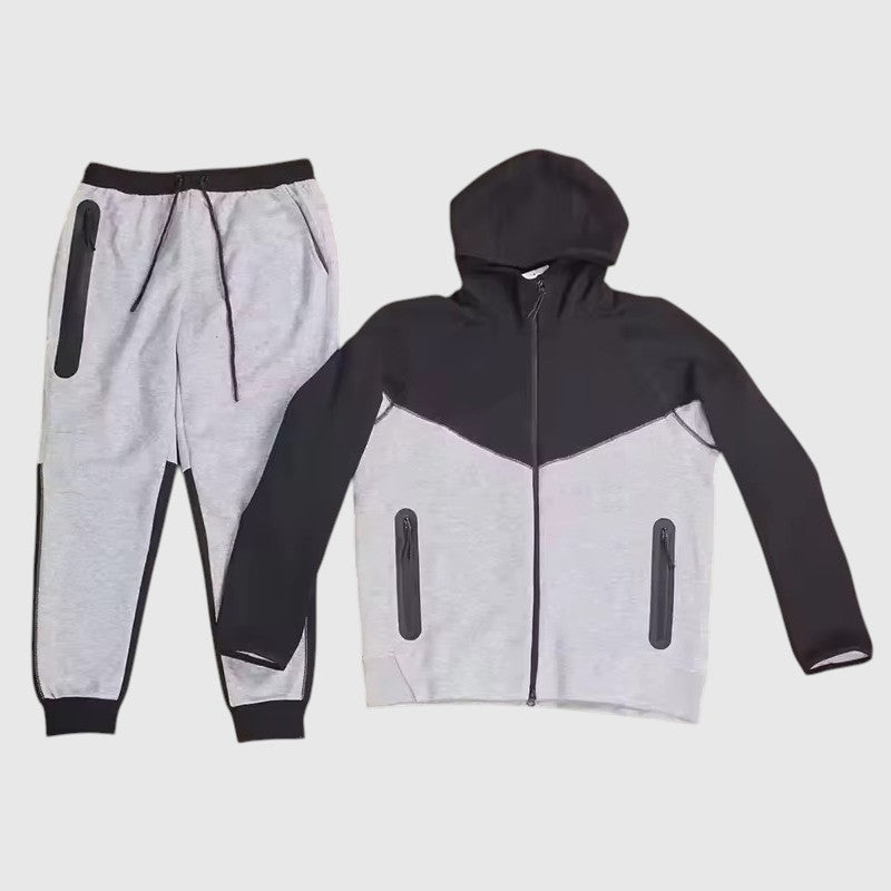 Tech Fleece Football Jersey Tracksuit Full Zip Hoodie And Joggers-B Unique Fashions