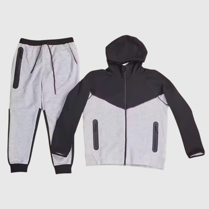Tech Fleece Football Jersey Tracksuit Full Zip Hoodie And Joggers-B Unique Fashions