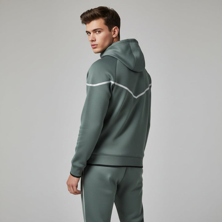 Tech Fleece Football Jersey Tracksuit Full Zip Hoodie And Joggers-B Unique Fashions