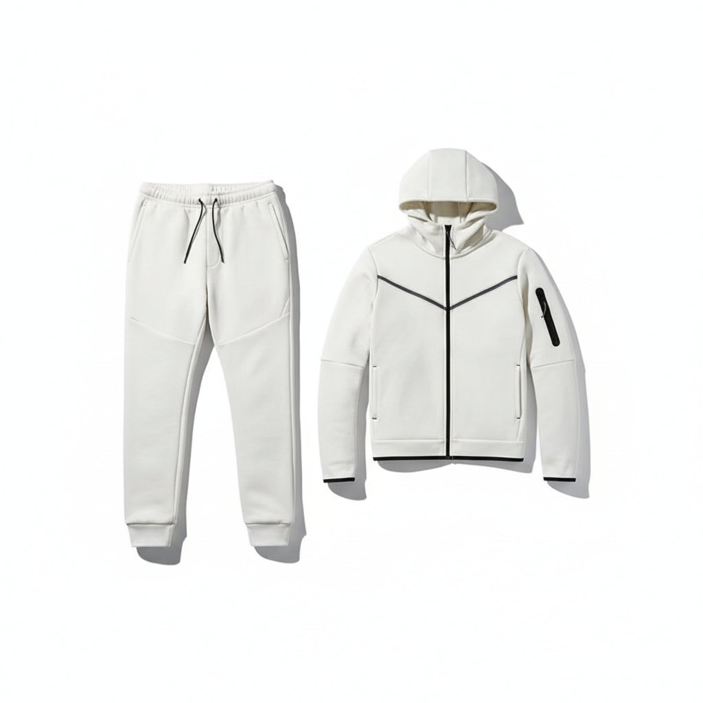 Tech Fleece Football Jersey Tracksuit Full Zip Hoodie And Joggers-B Unique Fashions