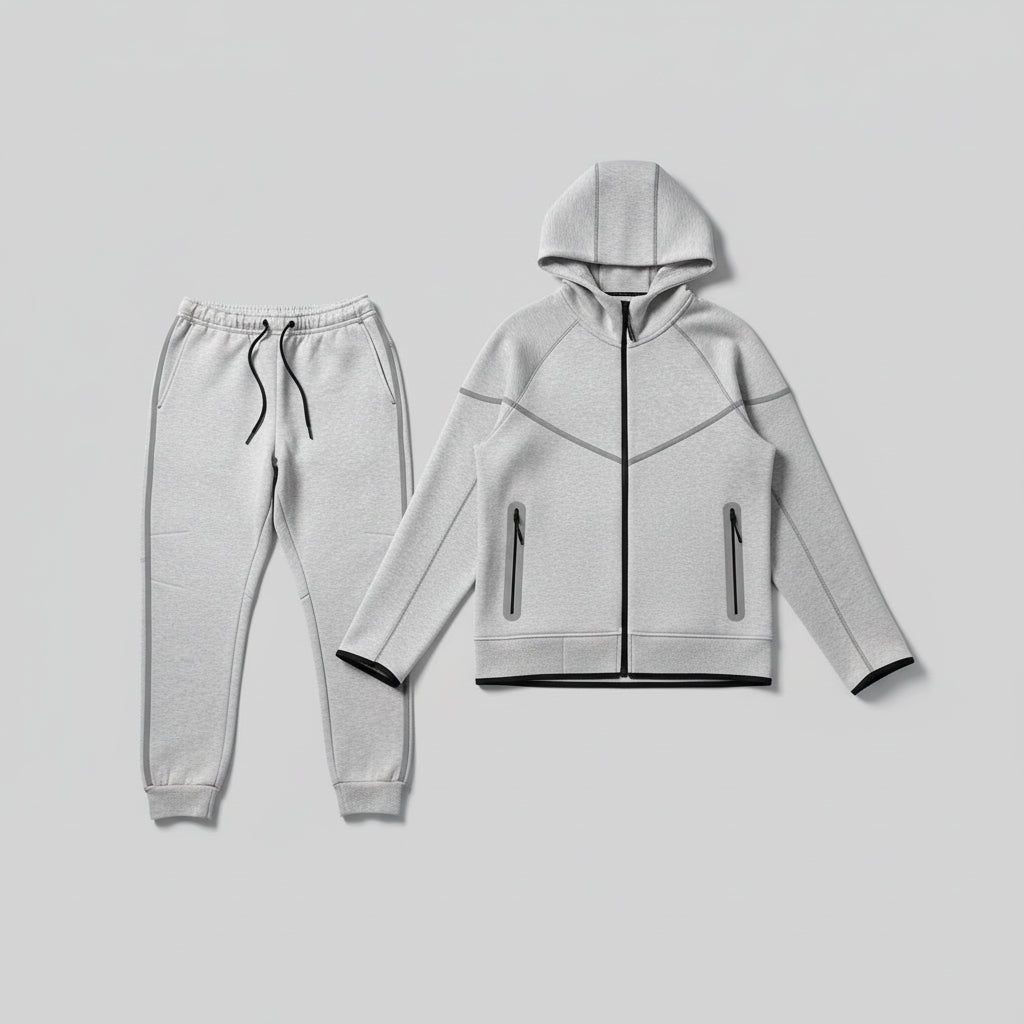 Tech Fleece Football Jersey Tracksuit Full Zip Hoodie And Joggers-B Unique Fashions
