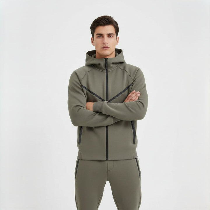 Tech Fleece Football Jersey Tracksuit Full Zip Hoodie And Joggers-B Unique Fashions