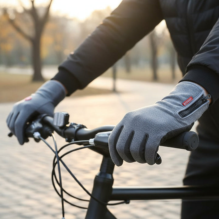 Touch Screen Waterproof Winter Riding Gloves for Cold Weather Comfort-B Unique Fashions