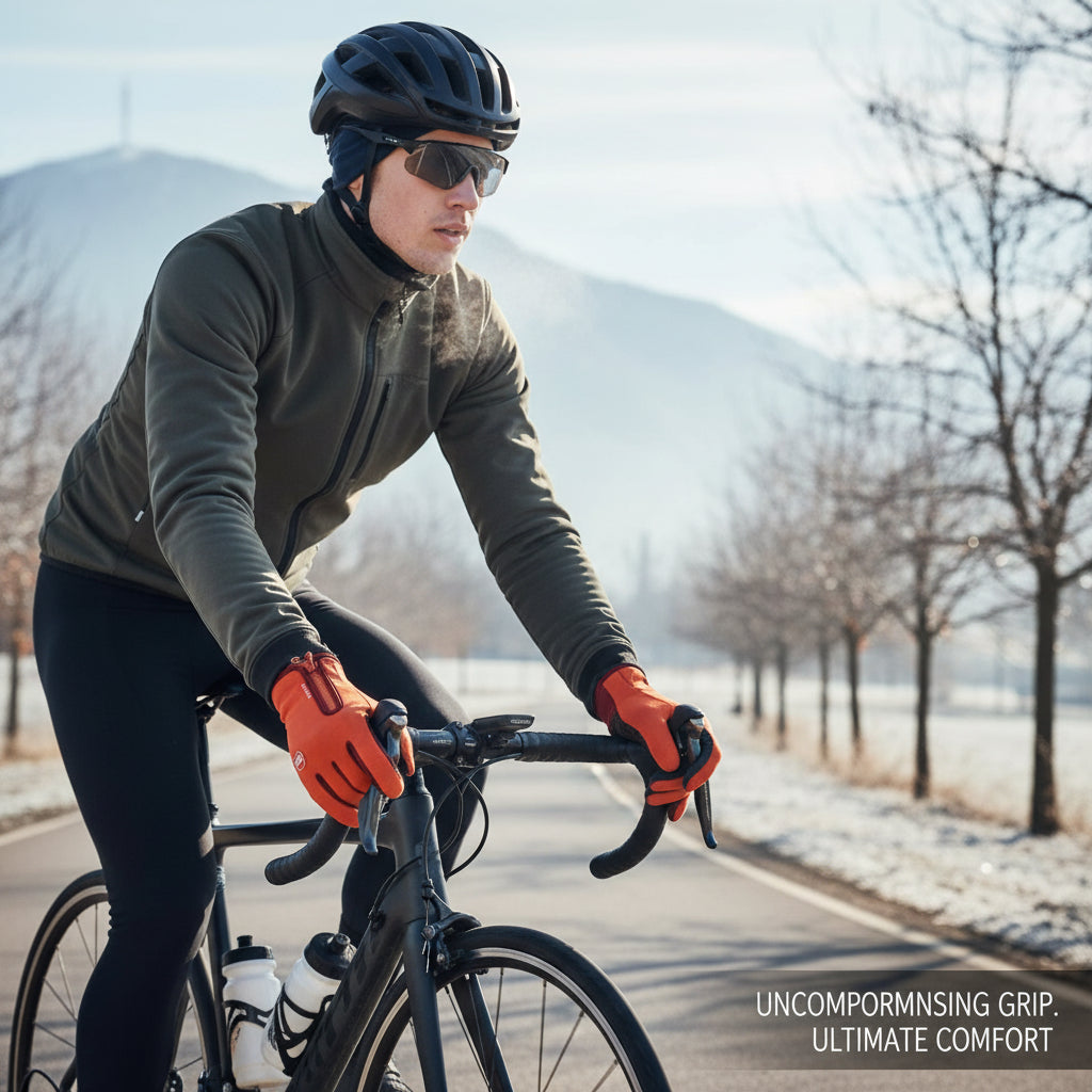 Touch Screen Waterproof Winter Riding Gloves for Cold Weather Comfort-B Unique Fashions