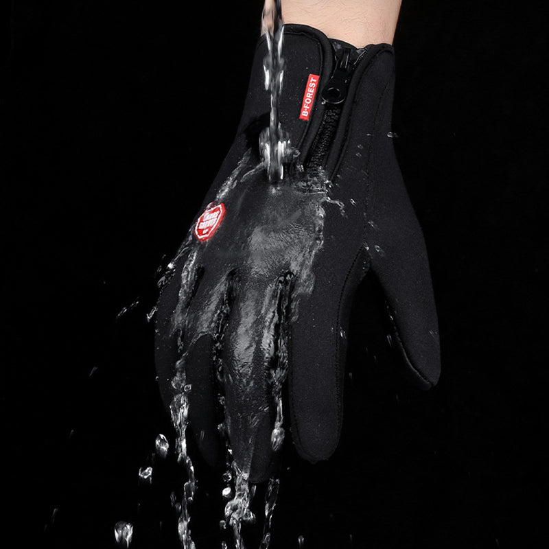 Touch Screen Waterproof Winter Riding Gloves for Cold Weather Comfort-B Unique Fashions