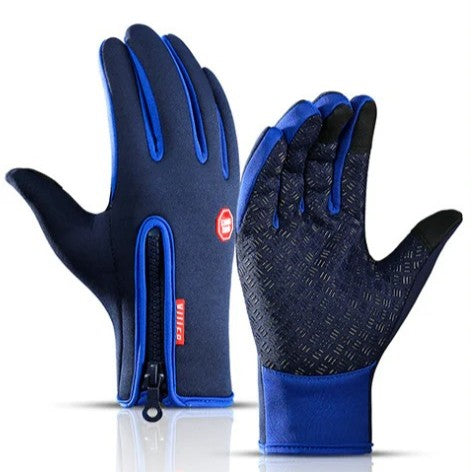 Touch Screen Waterproof Winter Riding Gloves for Cold Weather Comfort-B Unique Fashions
