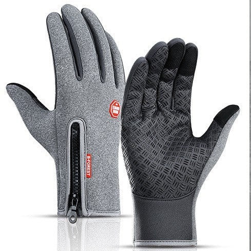 Touch Screen Waterproof Winter Riding Gloves for Cold Weather Comfort-B Unique Fashions
