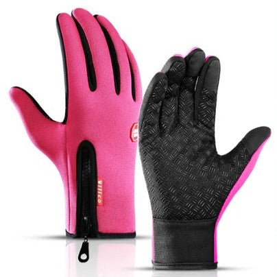 Touch Screen Waterproof Winter Riding Gloves for Cold Weather Comfort-B Unique Fashions