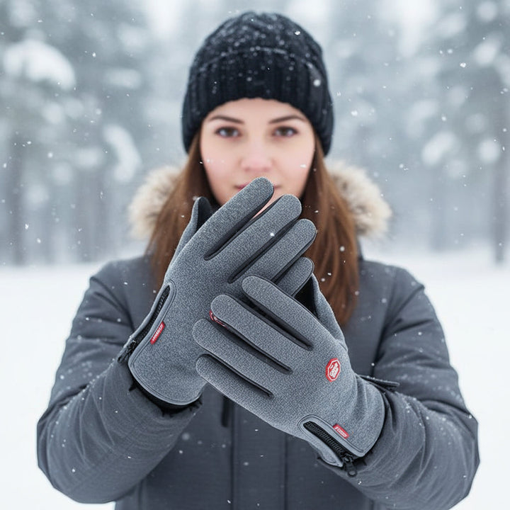 Touch Screen Waterproof Winter Riding Gloves for Cold Weather Comfort-B Unique Fashions