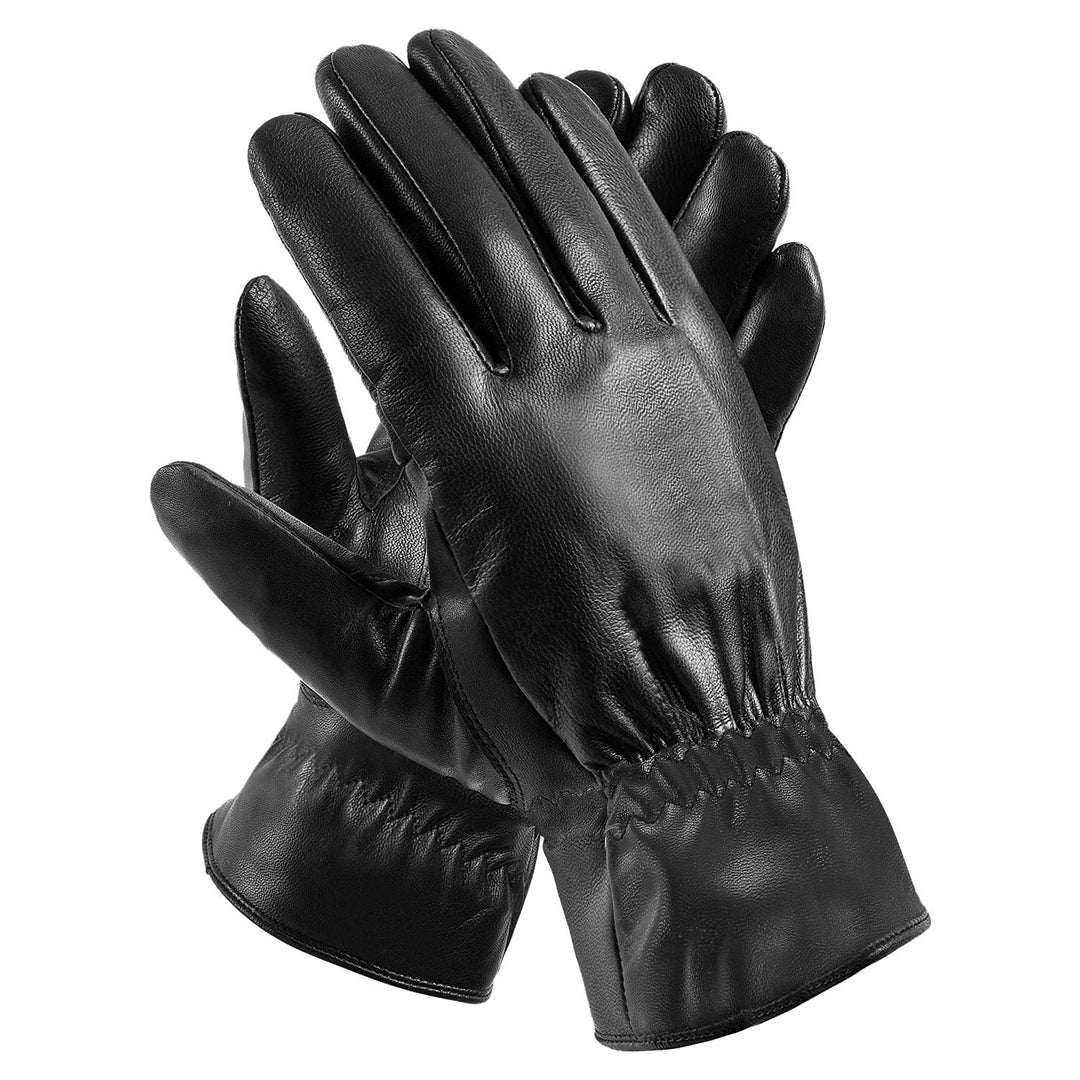 Unisex Leather Winter Gloves for Warmth and Outdoor Performance-B Unique Fashions