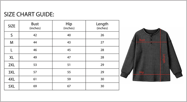Waffle Long Sleeve T-Shirt for Everyday Comfort and Style-B Unique Fashions