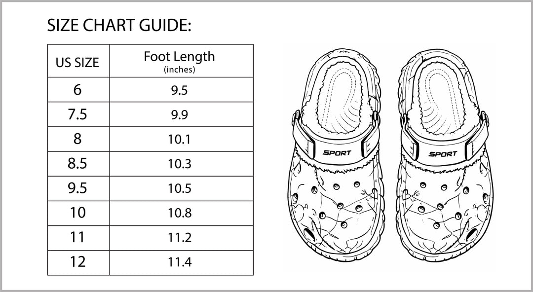Winter Clogs with Fleece Lining and EVA Construction for Indoor Outdoor Use-B Unique Fashions