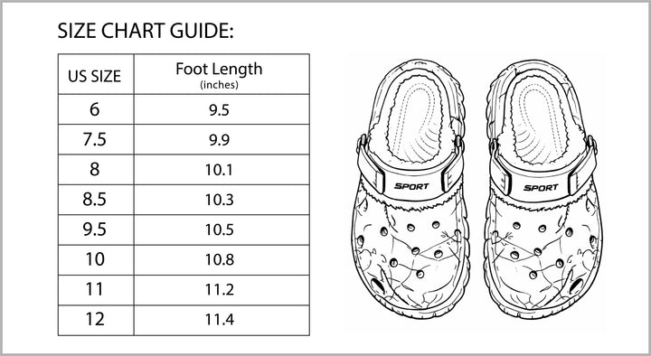 Winter Clogs with Fleece Lining and EVA Construction for Indoor Outdoor Use-B Unique Fashions