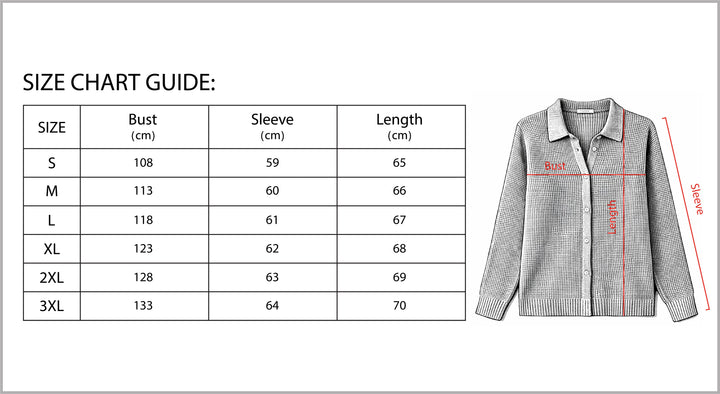 Women’s Casual Button Knitted Lapel Sweater for Everyday Style-B Unique Fashions