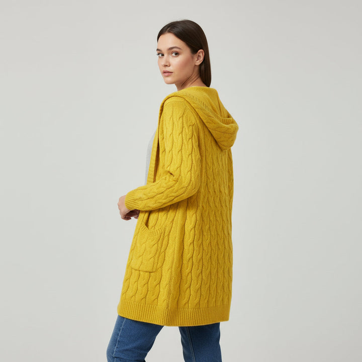 Women’s Casual Open Front Cardigan Sweater with Pockets-B Unique Fashions