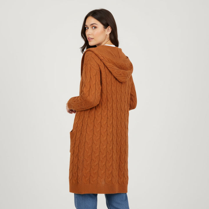 Women’s Casual Open Front Cardigan Sweater with Pockets-B Unique Fashions