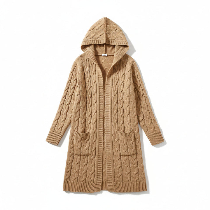 Women’s Casual Open Front Cardigan Sweater with Pockets-B Unique Fashions