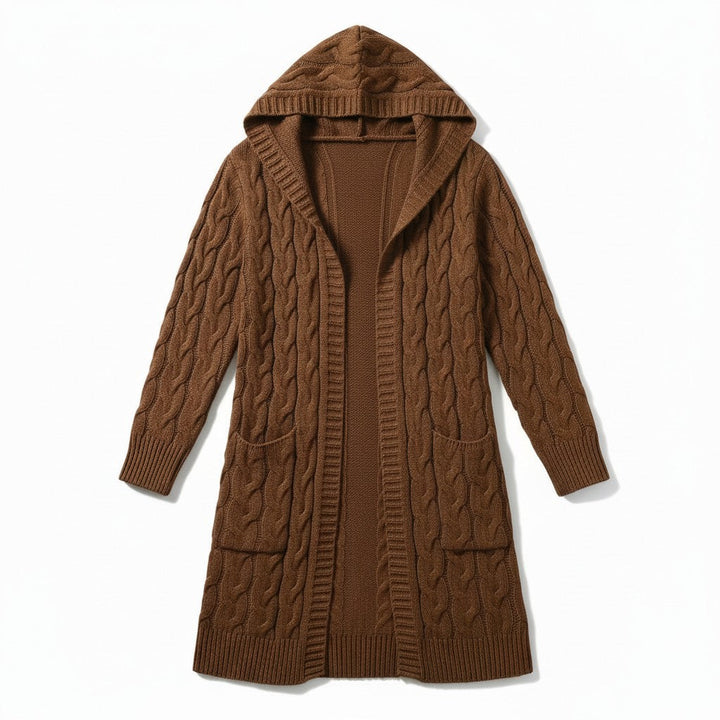 Women’s Casual Open Front Cardigan Sweater with Pockets-B Unique Fashions
