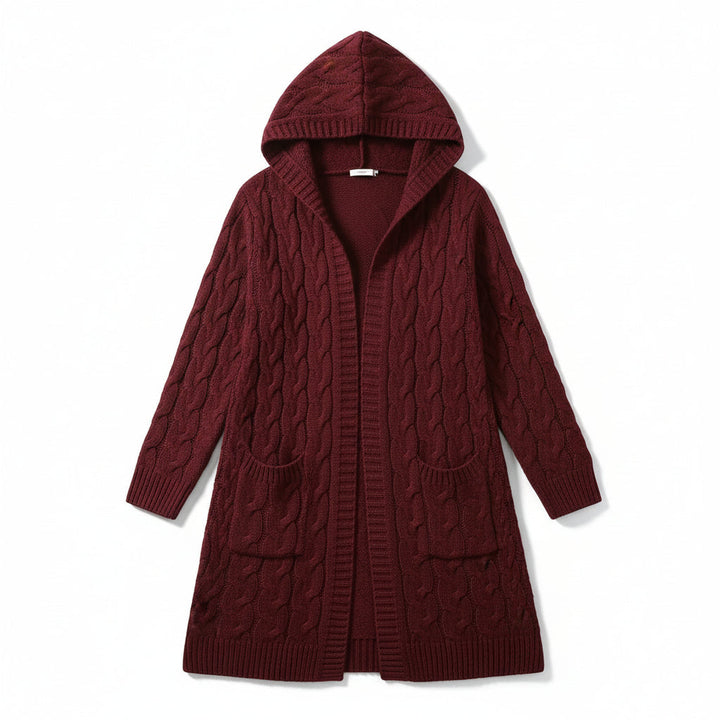 Women’s Casual Open Front Cardigan Sweater with Pockets-B Unique Fashions
