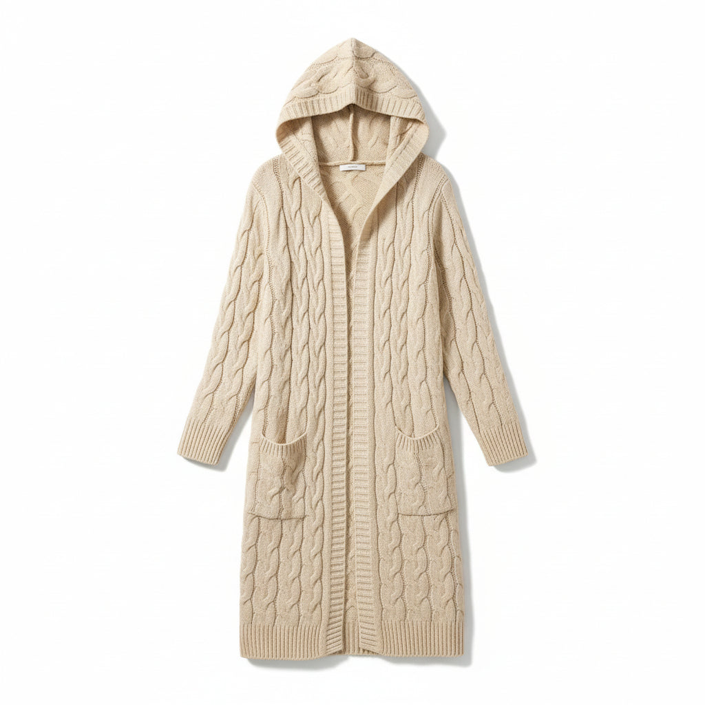 Women’s Casual Open Front Cardigan Sweater with Pockets-B Unique Fashions