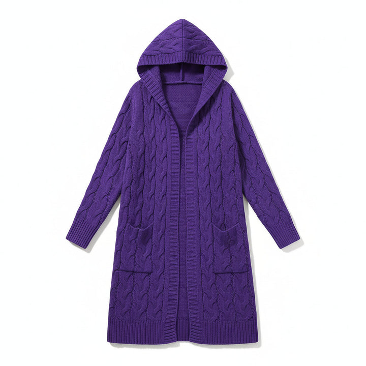Women’s Casual Open Front Cardigan Sweater with Pockets-B Unique Fashions
