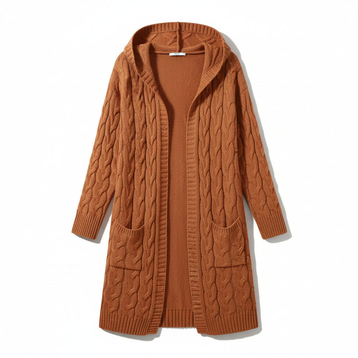 Women’s Casual Open Front Cardigan Sweater with Pockets-B Unique Fashions