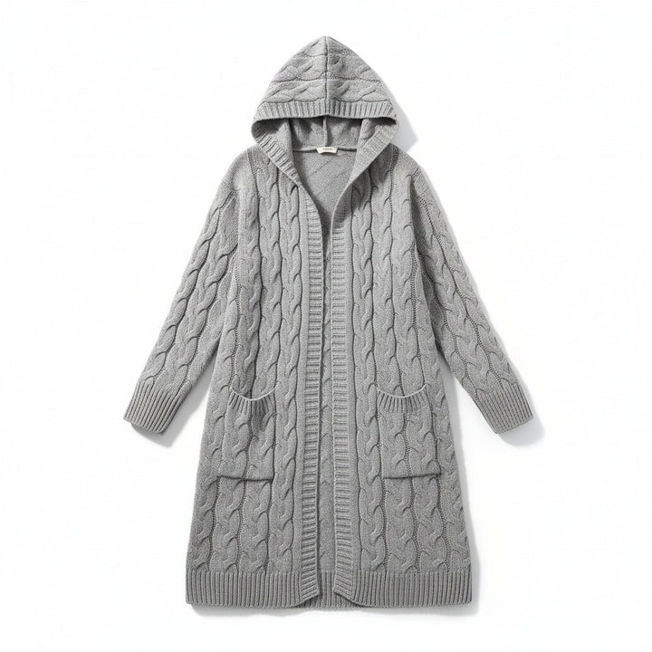 Women’s Casual Open Front Cardigan Sweater with Pockets-B Unique Fashions