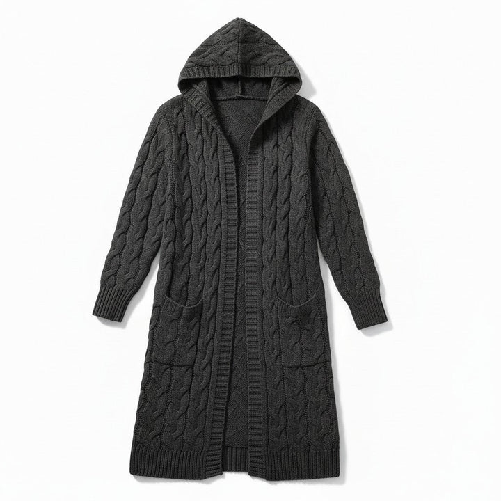 Women’s Casual Open Front Cardigan Sweater with Pockets-B Unique Fashions
