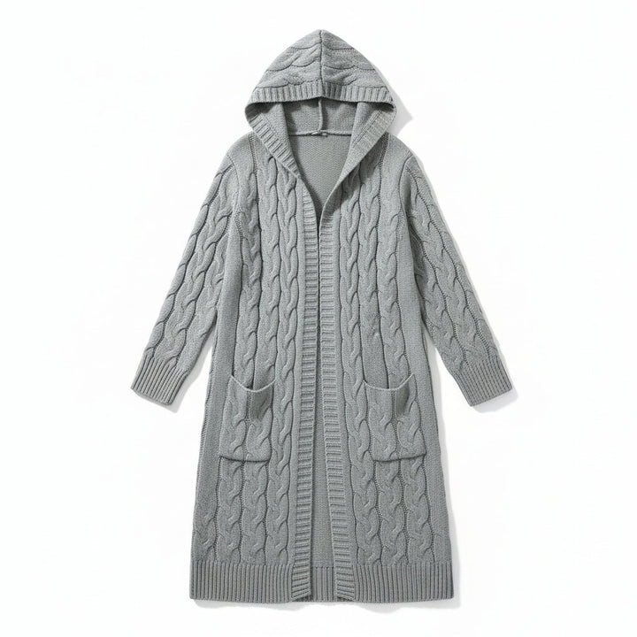 Women’s Casual Open Front Cardigan Sweater with Pockets-B Unique Fashions