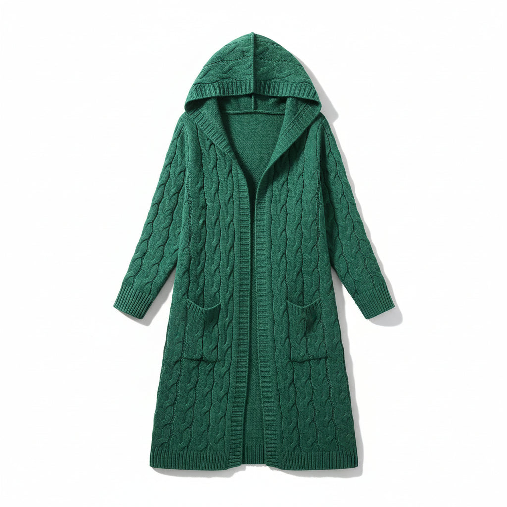 Women’s Casual Open Front Cardigan Sweater with Pockets-B Unique Fashions