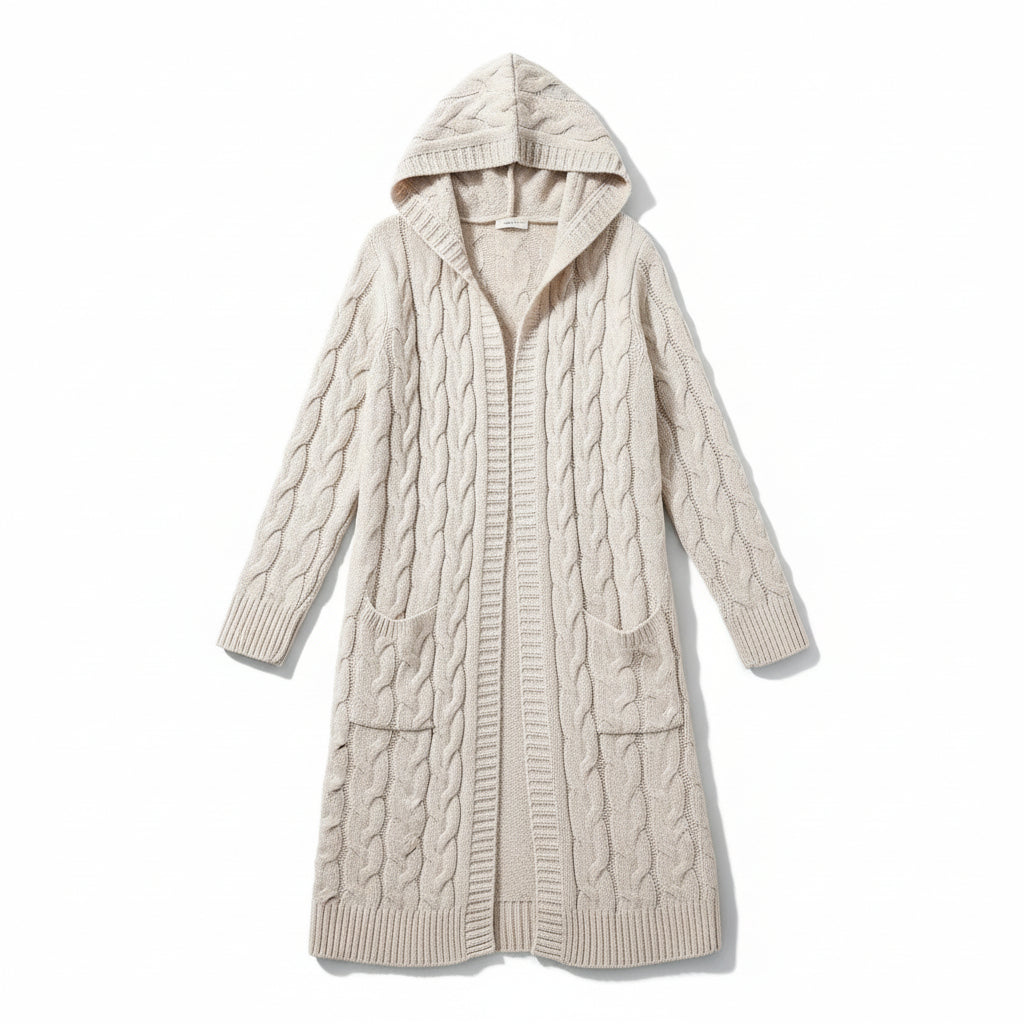 Women’s Casual Open Front Cardigan Sweater with Pockets-B Unique Fashions