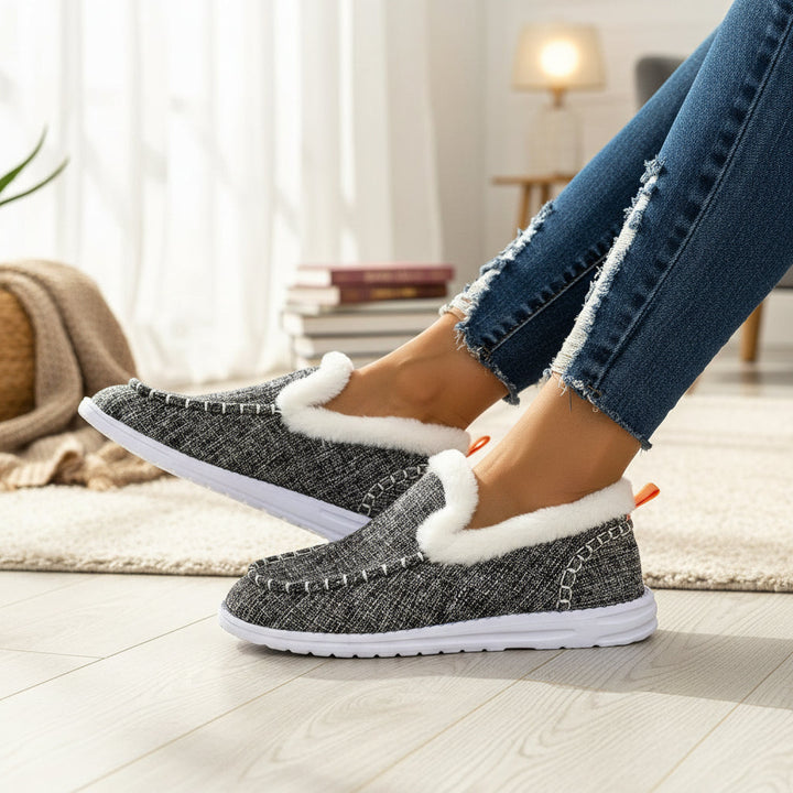 Women's Casual Slip-On Warm Shoes for Winter-B Unique Fashions