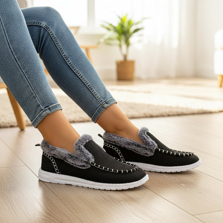 Women's Casual Slip-On Warm Shoes for Winter-B Unique Fashions
