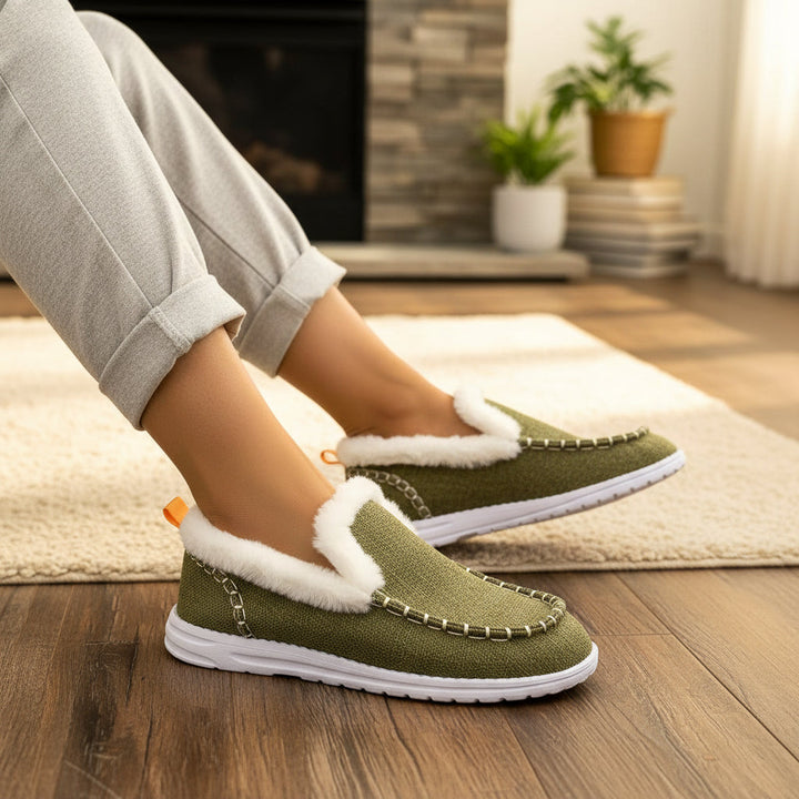 Women's Casual Slip-On Warm Shoes for Winter-B Unique Fashions