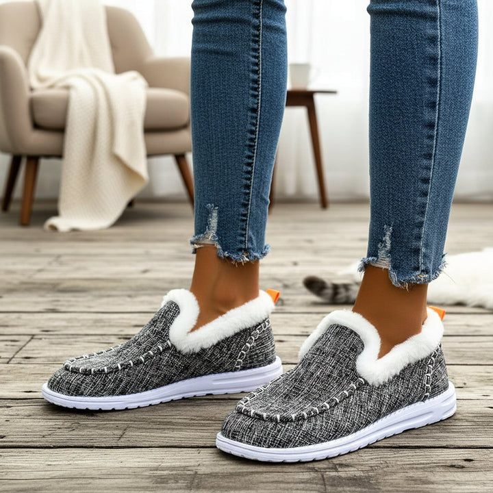 Women's Casual Slip-On Warm Shoes for Winter-B Unique Fashions