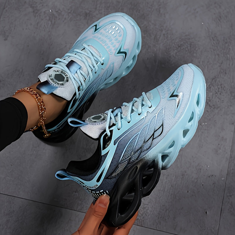 Women's Casual Sneakers Lace-Up Tennis Shoes Footwear-B Unique Fashions