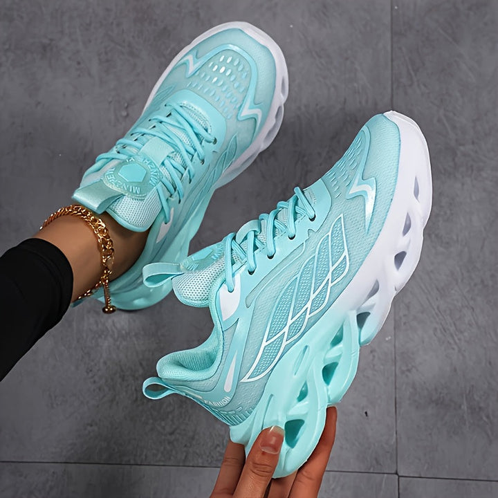 Women's Casual Sneakers Lace-Up Tennis Shoes Footwear-B Unique Fashions