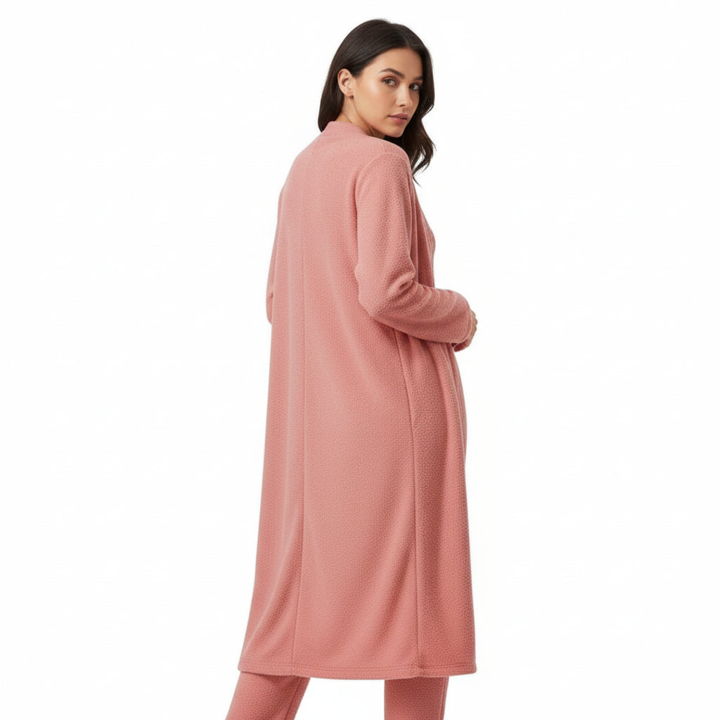 Women’s Cozy 3 Piece Pajama Set for Relaxed Lounge Comfort-B Unique Fashions